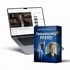 Laptop zeigt Matthias Niggehoff in einem Video und Buchcover "Trojanisches Pferd" mit Niggehoff und Trojanischem Pferd.