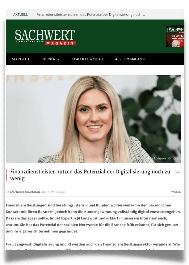 Sachwert Magazin