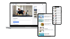 Der Online-Kurs auf Laptop, Tablet und Smartphone
