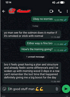Student testimonial screenshot