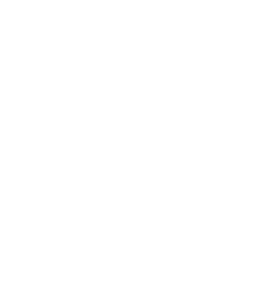 Eine weiße Umrisszeichnung einer Palme mit dicken Blättern auf dunkelgrünem Hintergrund.