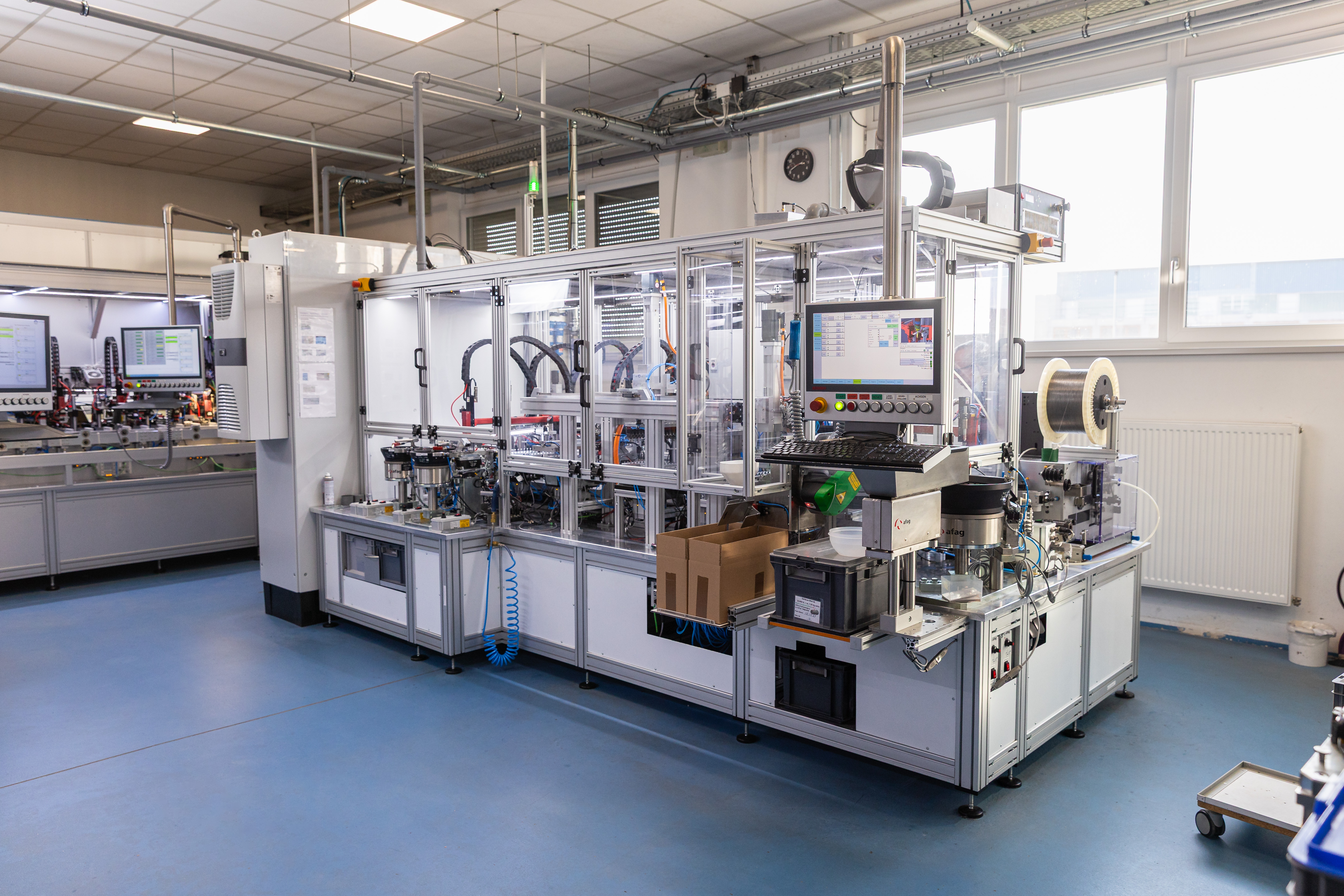Eigenbau-Montageanlage bei MTM