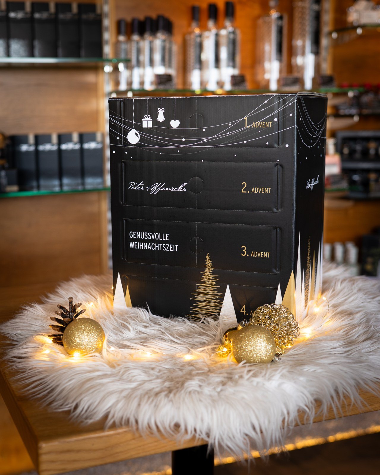 Peter-Affenzeller-Adventkalender in der Destillerie