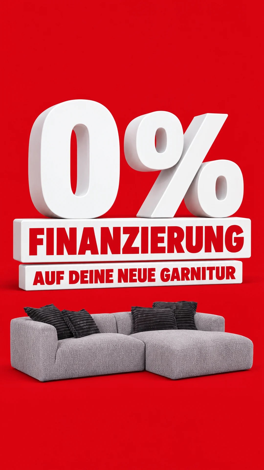 0 %-Finanzierung auf deine Garnitur