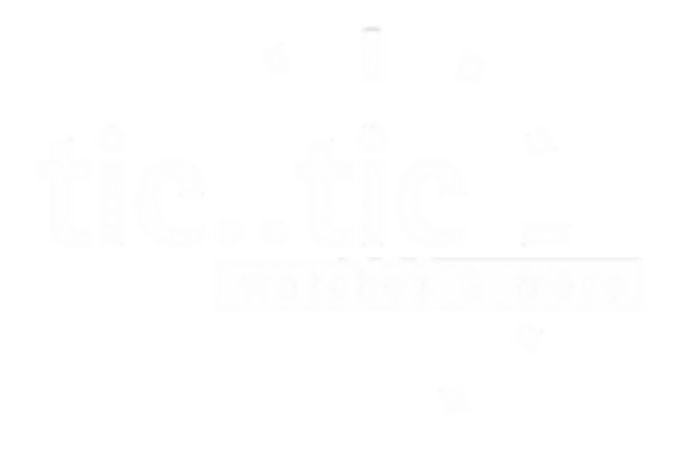 Weißer Text "tic..tic" und "THE BEST OF TIME" auf schwarzen Hintergrund.