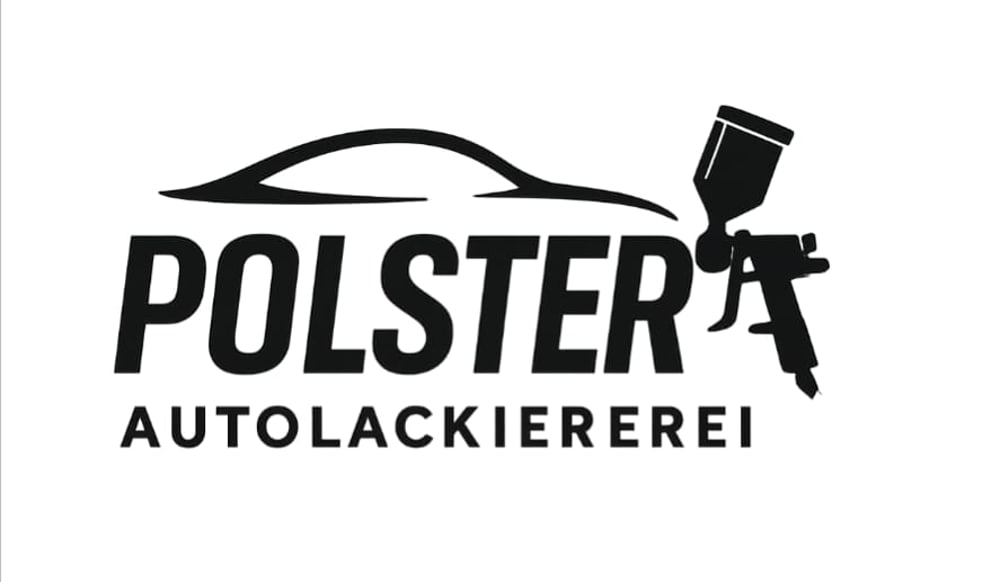 Weißer Text "POLSTER" in Gro�ßbuchstaben auf transparentem Hintergrund.