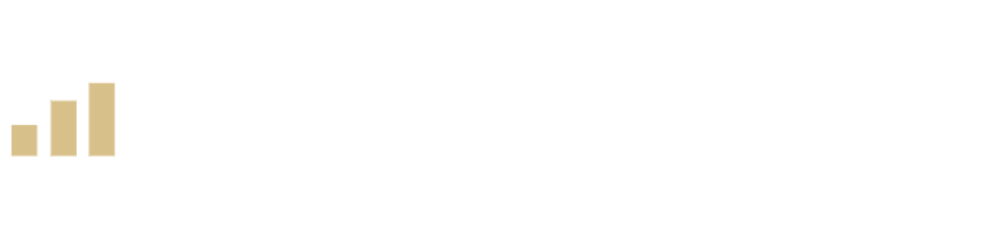 MeisterKonzept³ Logo mit goldenen Balken, die links in aufsteigender Reihenfolge angeordnet sind.
