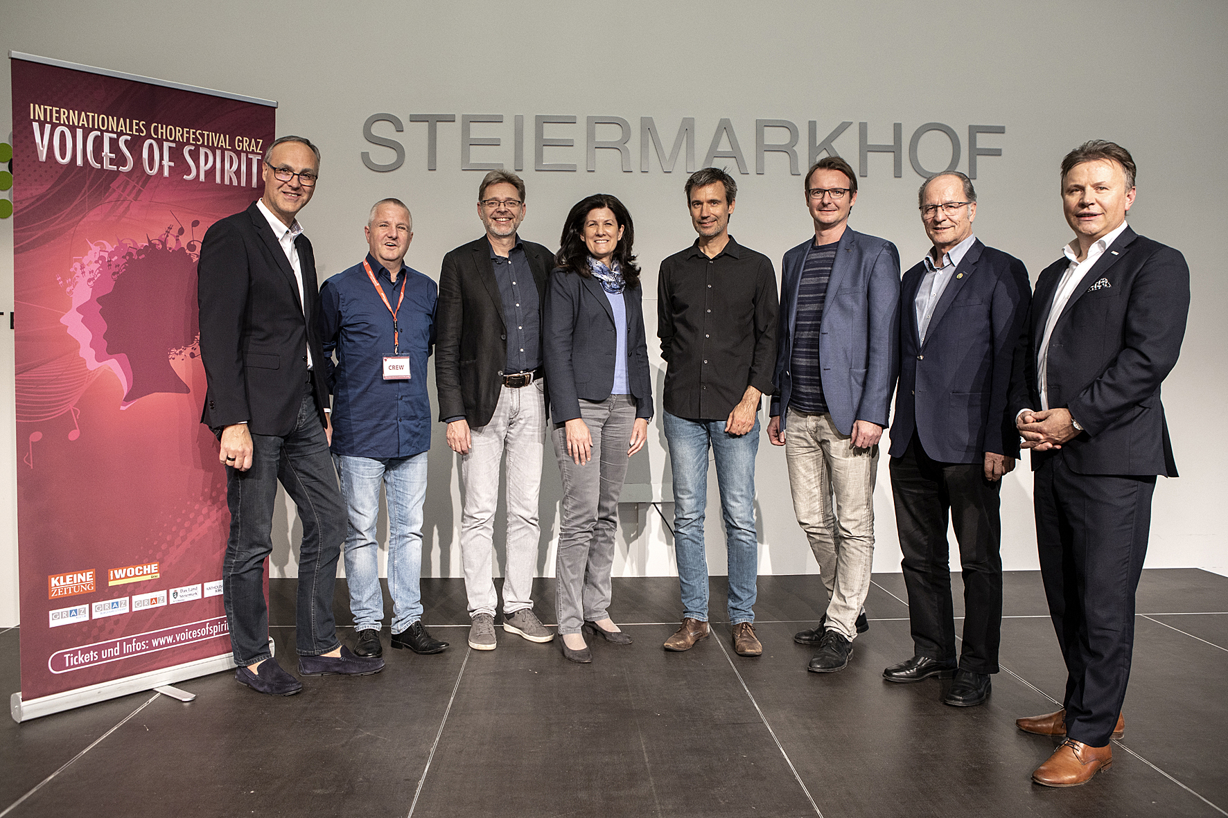 Participants of the Just Sing It workshop with Carsten Gerlitz, Voices of Spirit 2019, Graz
