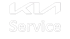 Weißes Kia-Logo mit „Service“ und „Autohaus Vogel GmbH“ darunter auf grünem Hintergrund.