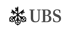 Logo von UBS mit drei Schlüsseln und dem Schriftzug "UBS".