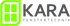 Logo von Kara Fenstertechnik mit einem grünen Fenstersymbol auf schwarzem Hintergrund.