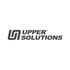 Graues Logo mit stilisiertem „U“ und Text „UPPER® SOLUTIONS“