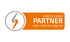 Orange-graues Logo mit Blitzsymbol und Text "EMPFOHLENER PARTNER DER IT-RECHT KANZLEI".