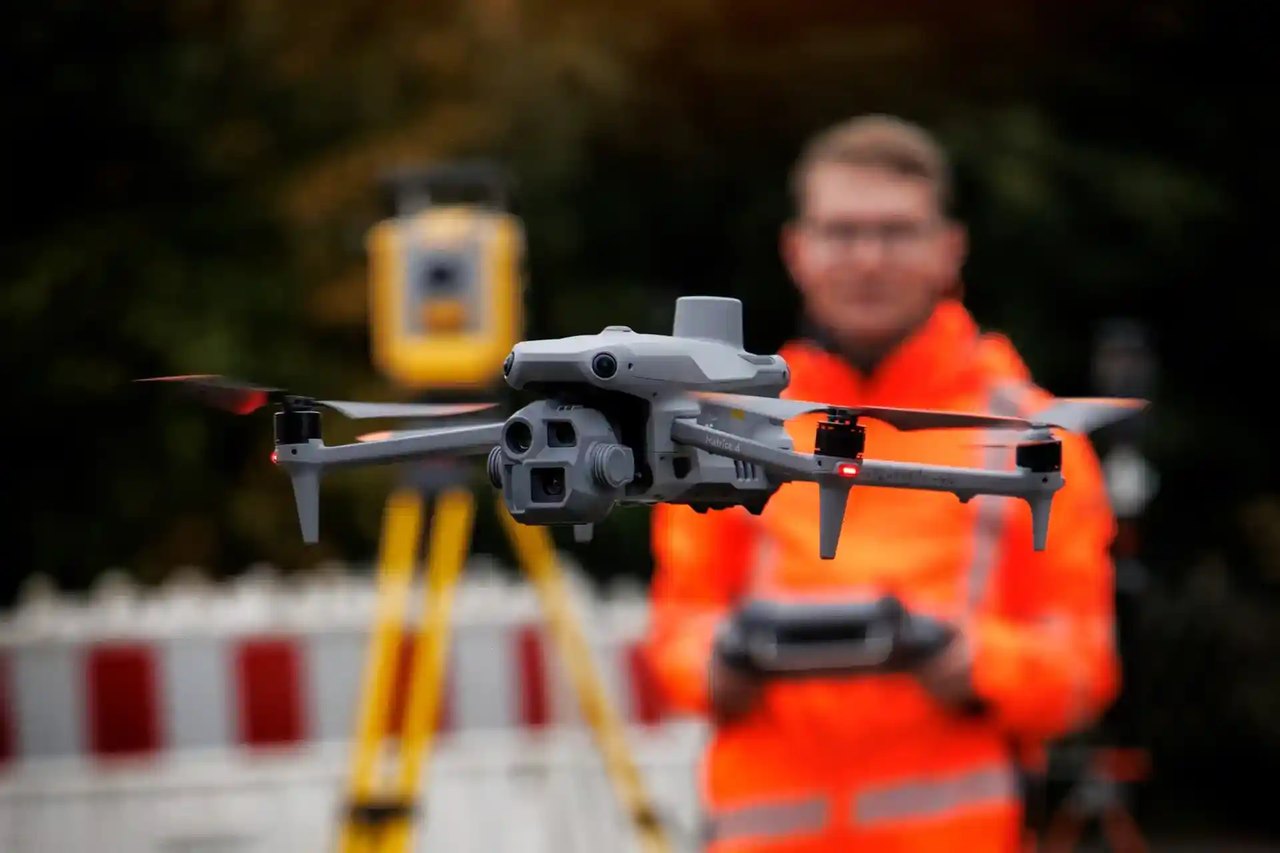 Drohne im Einsatz – Ingenieurvermessung bei ASK.