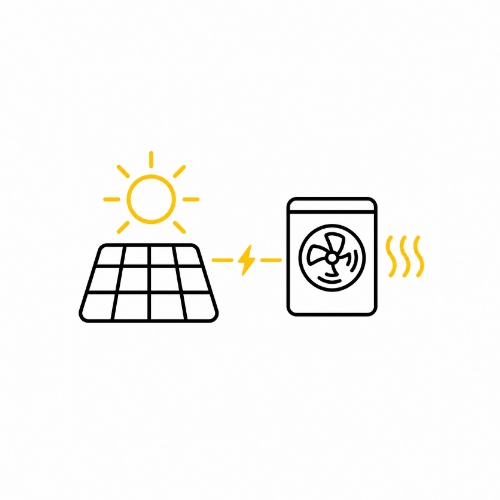 Solaranlage + Wärmepumpe