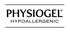 Physiogel Hypoallergenic Logo in Schwarz mit zwei horizontalen Linien.