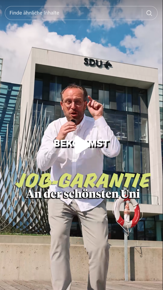 Das SDU-Video auf einem Smartphone