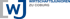 Logo der Wirtschaftsjunioren zu Coburg mit blauem WJ-Symbol und grau-blauem Text auf schwarzem Grund.