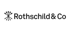 Logo: Sternförmige Anordnung von Pfeilen links neben dem Text „Rothschild & Co“.