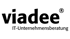 Viadee IT-Unternehmensberatung Logo: "viadee" mit ®-Symbol, darunter "IT-Unternehmensberatung"