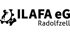 Logo von ILAFA eG Radolfzell mit einem aufbäumenden Pferd in einem Zahnrad.
