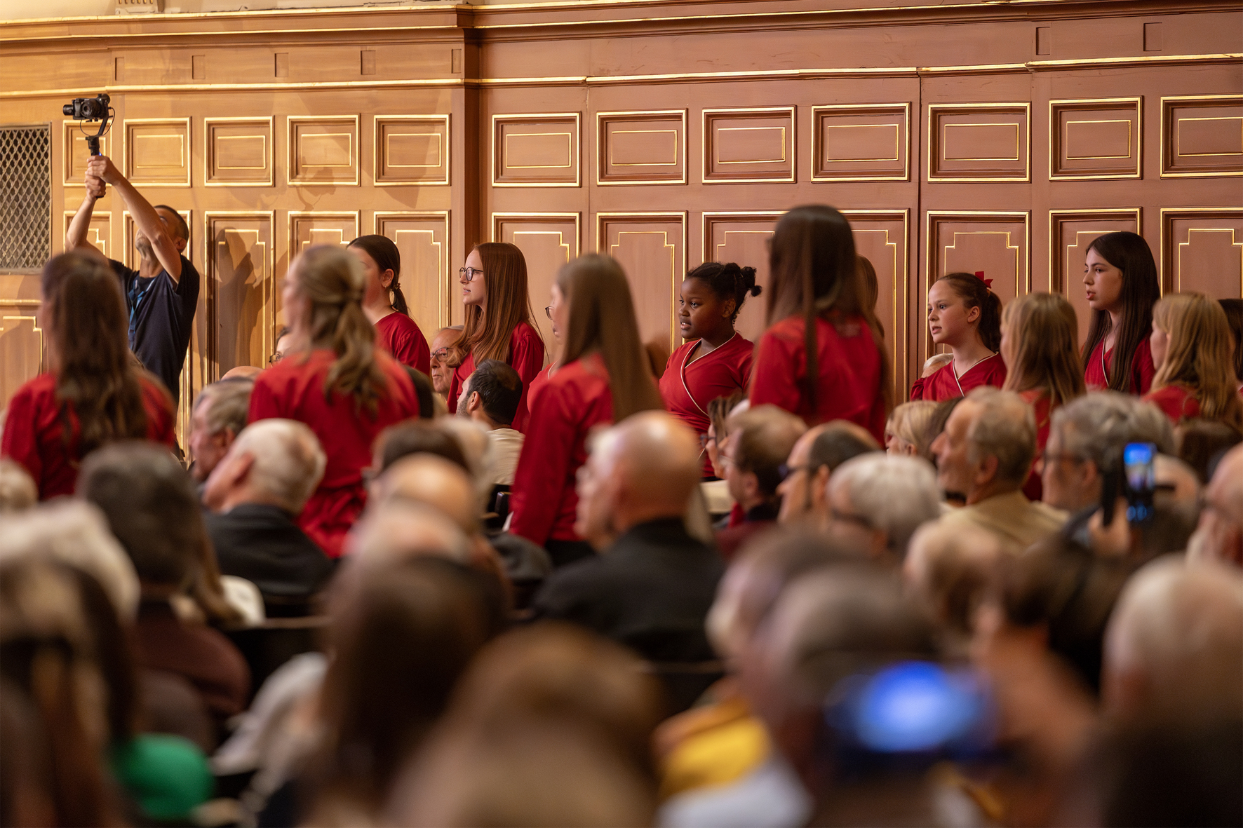 Mädchenchor Hamburg at the opening concert in the Stefaniensaal, Voices of Spirit 2025, Graz