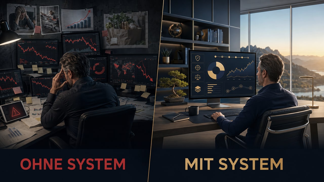 Ohne System vs. Mit System