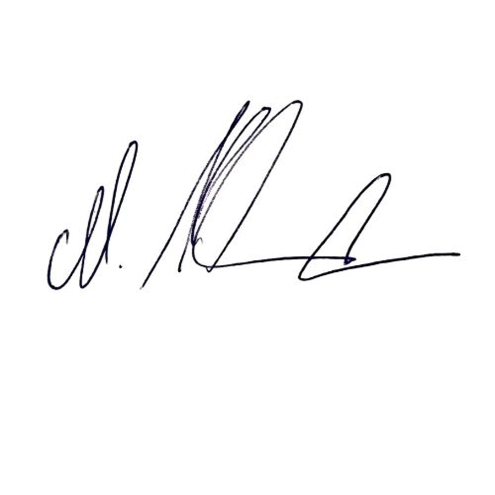Unterschrift von Martin Kickmaier 