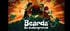 Videospiel-Titelbild "Beards Go Underground" mit bärtigen Helden, die aus einem Loch aufsteigen, umgeben von Goblins.