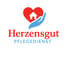 Herzensgut Pflegedienst Frankfurt am Main – Logo: ambulante Krankenpflege & Seniorenbetreuung mit Grundpflege, Behandlungspflege, Wundversorgung, Medikamentengabe, Injektionen, Kompressionstherapie, Blutzucker/Blutdruck, Mobilisation, Betreuung, Demenzbetreuung, Entlastungsleistungen, Haushaltshilfe, Pflegeberatung und Unterstützung im Alltag