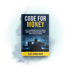 Buchcover "CODE FOR MONEY" mit einem Coder vor Bildschirmen; links daneben Text "DAS NEUE BUCH VON Alex Rammlmair".