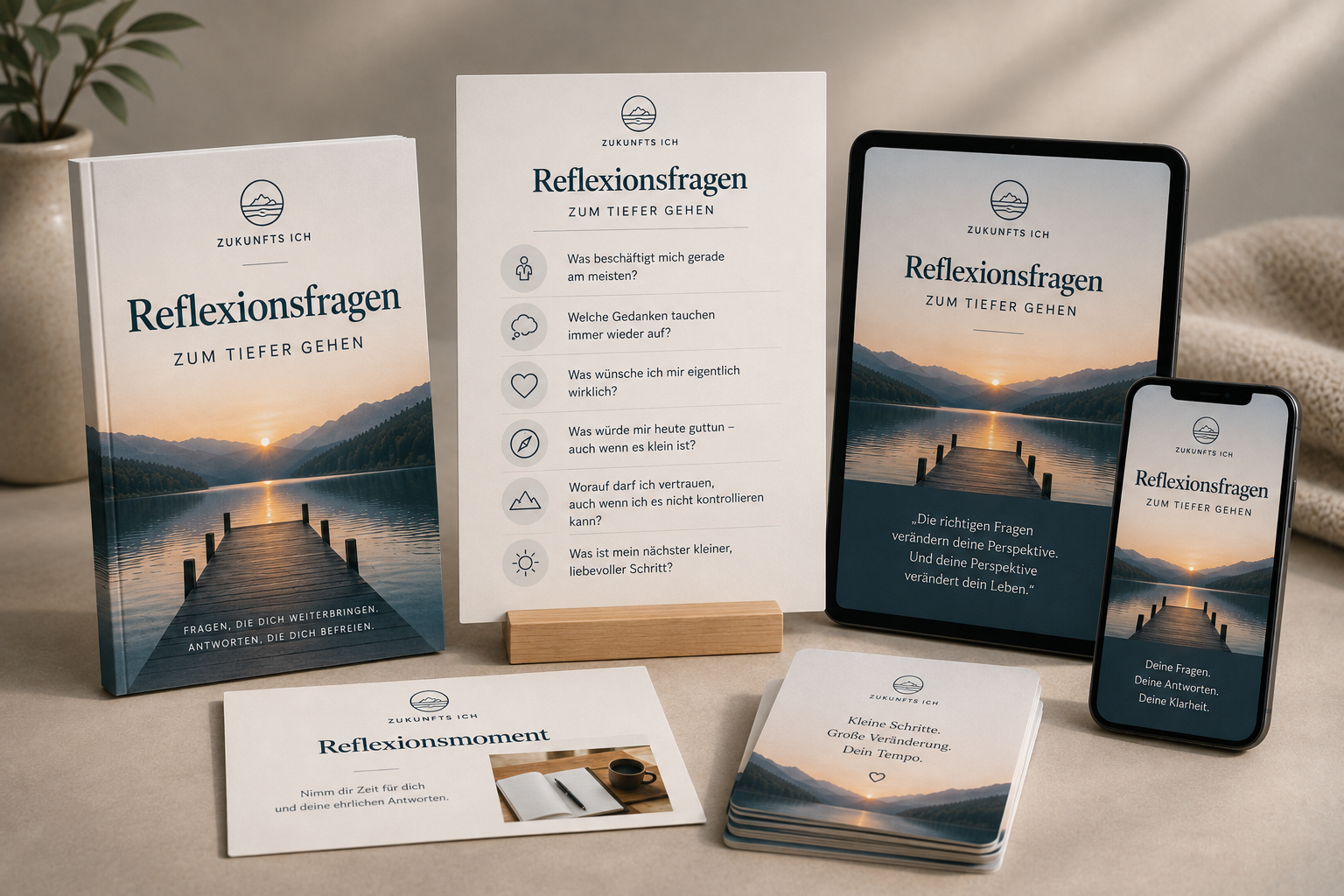 Reflexionsfragen und Begleitmaterialien von Gedanken-Stopp