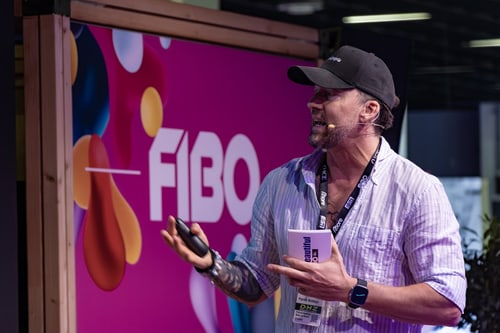 Patrick Maldinger als Speaker auf der FIBO