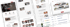 Collage verschiedener Website-Layouts für Gartenbau und Pflasterarbeiten mit einer Lead-Management-Liste im Vordergrund.