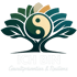 Logo: Baum mit Yin-Yang-Symbol im Stamm, darüber "ICH BIN", darunter "Gewaltprävention & Resilienz".
