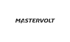 Mastervolt Logo in Weiß mit Blitzsymbol auf grünem Hintergrund.