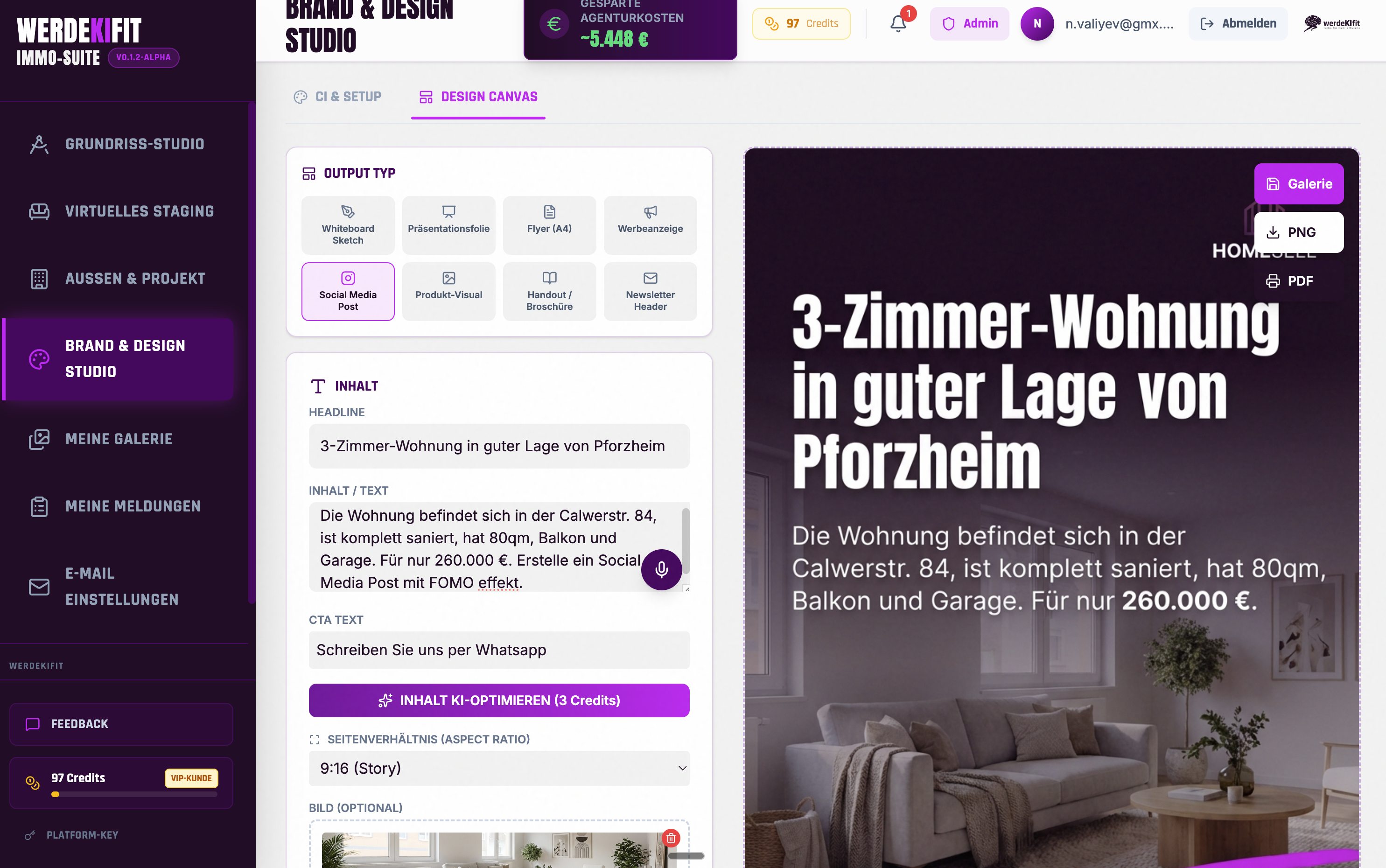 Brand Studio: Marketing-Material in deiner CI