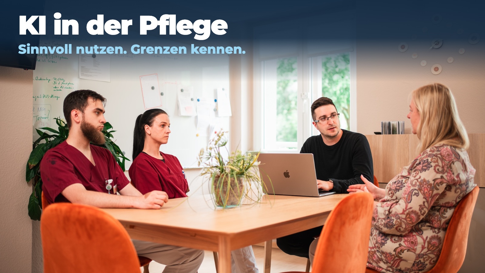 KI in der Pflege: Titelbild mit Christian Wolfram