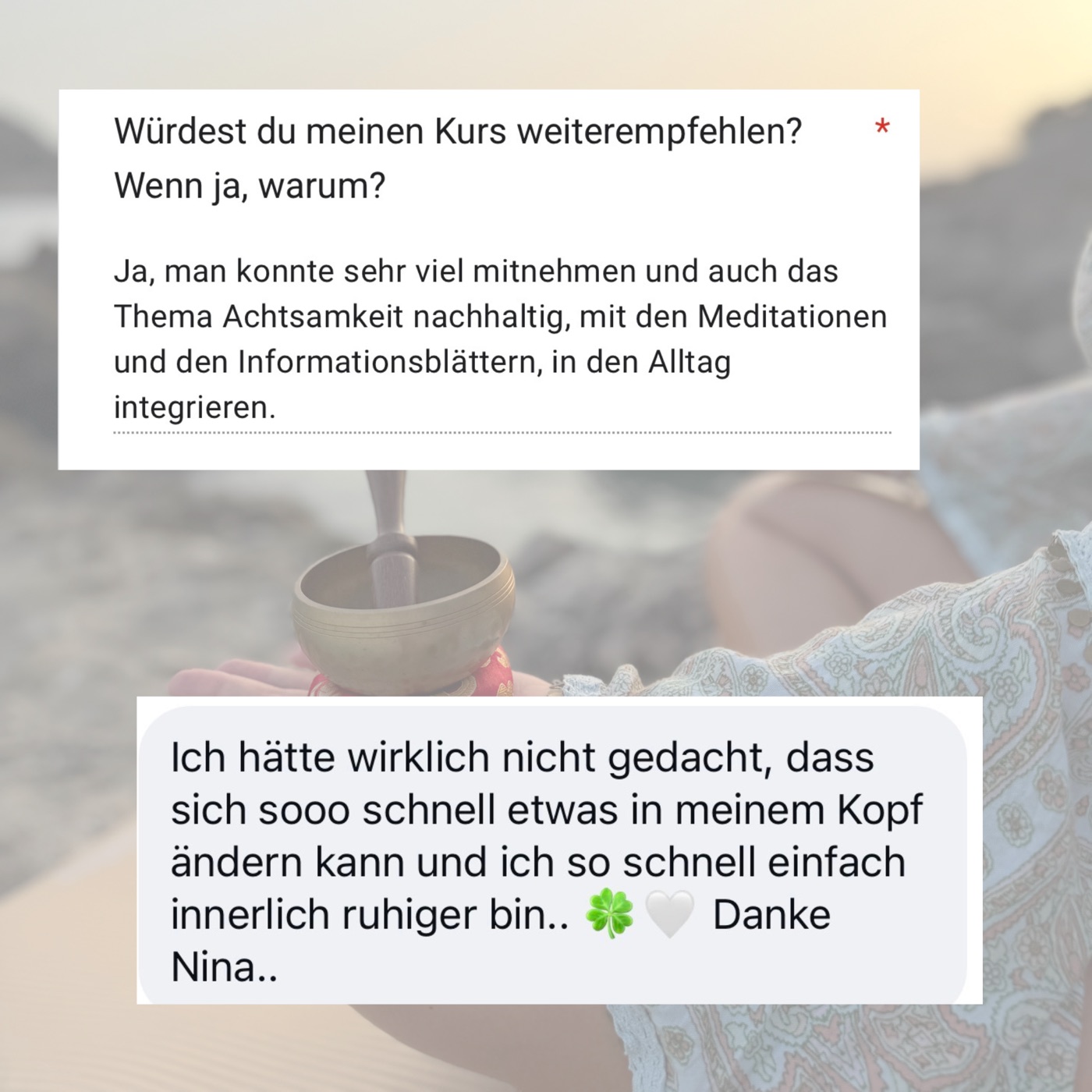 Stimme einer Teilnehmerin 3
