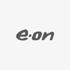 E.ON-Logo in Dunkelgrau auf weißem Hintergrund.