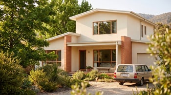 Wohnhaus mit Garten