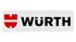 Würth-Logo: rotes Wappen links, schwarzer Text „WÜRTH“ rechts auf weißem Hintergrund.