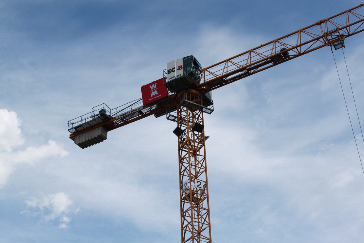 LED-Anlage in Baustelle Wolff & Müller