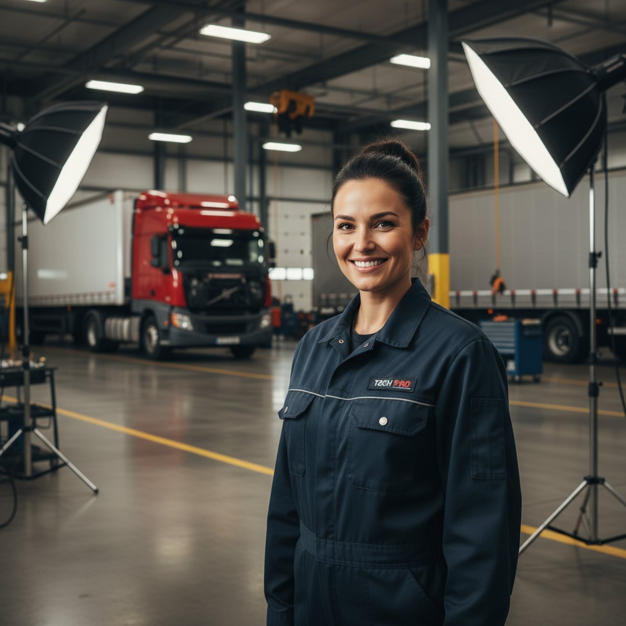 Werkstatt-Team von Ernst Rolappe Truck-Service