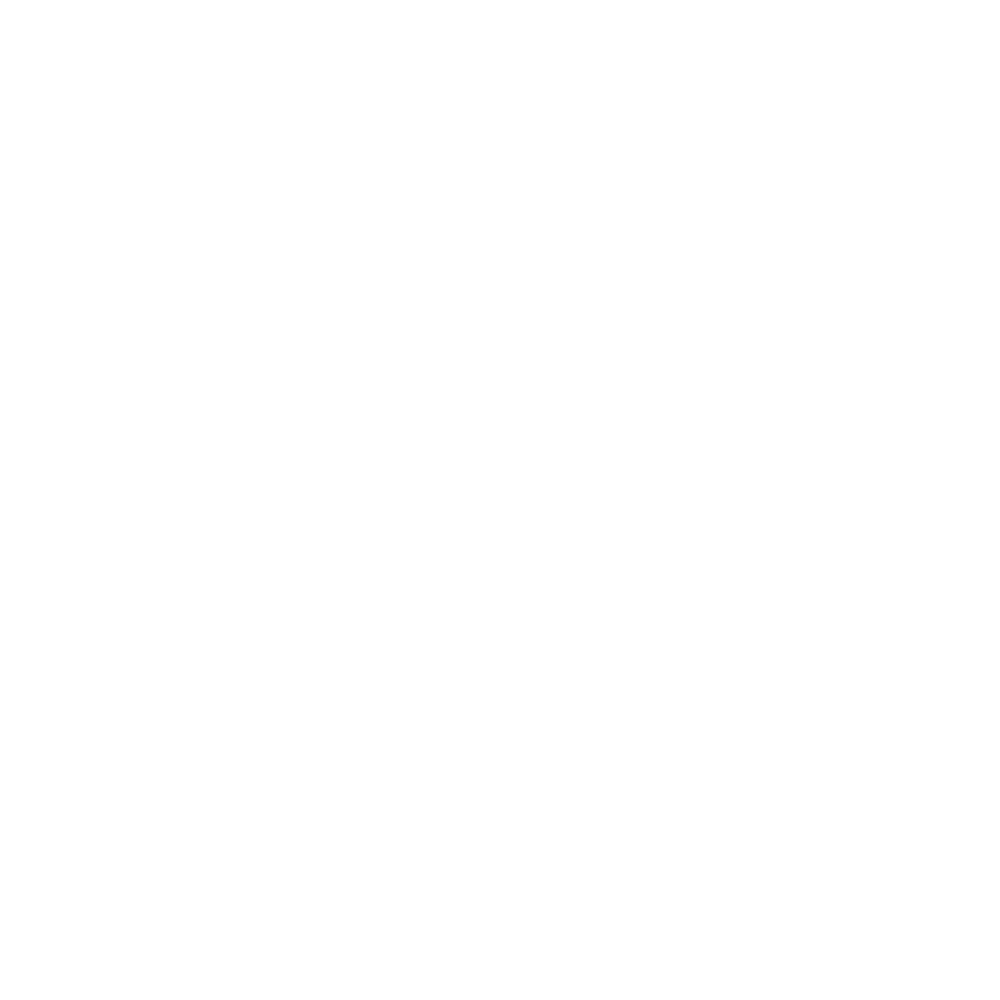 Abstraktes weißes Logo in Form des Buchstabens R auf schwarzem Hintergrund.