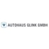 Logo des Autohaus Glink GmbH mit einem blau-grünen Dreieckssymbol in einem abgerundeten Quadrat.
