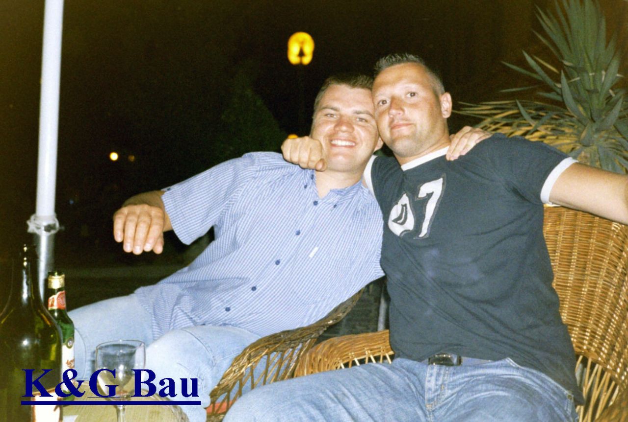 Tomasz Kukielka und Thorsten Grüderich im Gründungsjahr 2000