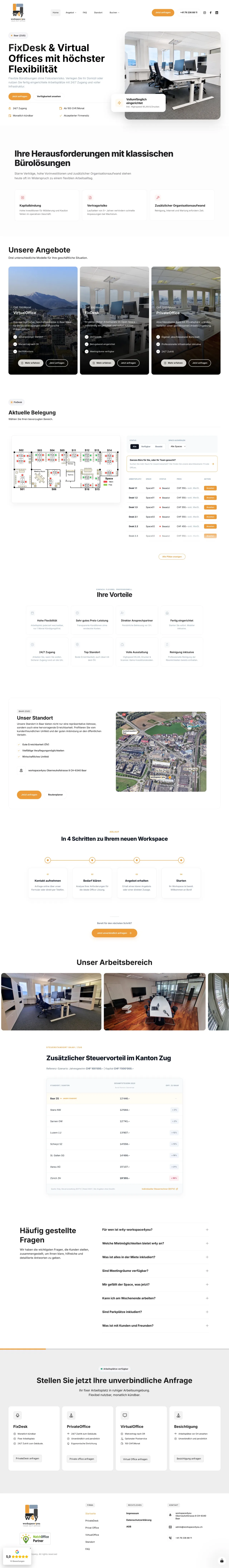 Website von Workspace4You