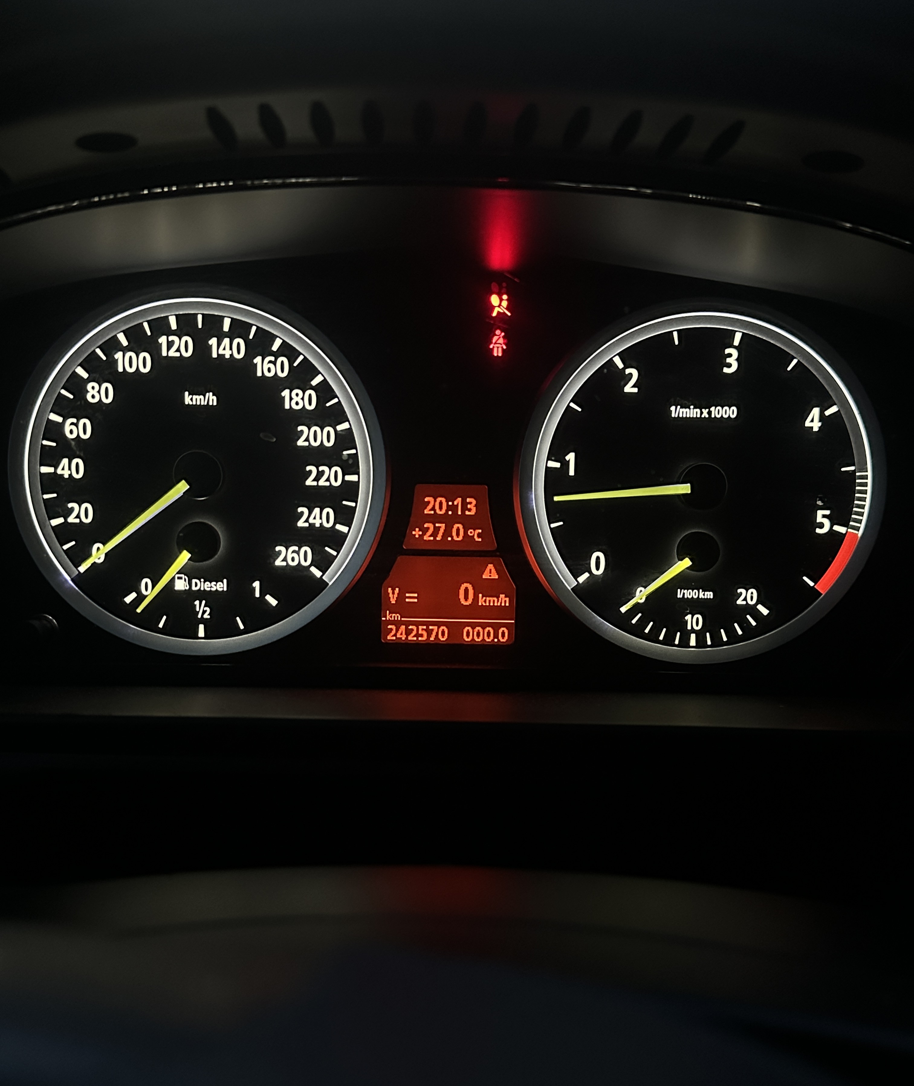 BMW E60 Gelbe Nadeln Ohne Display