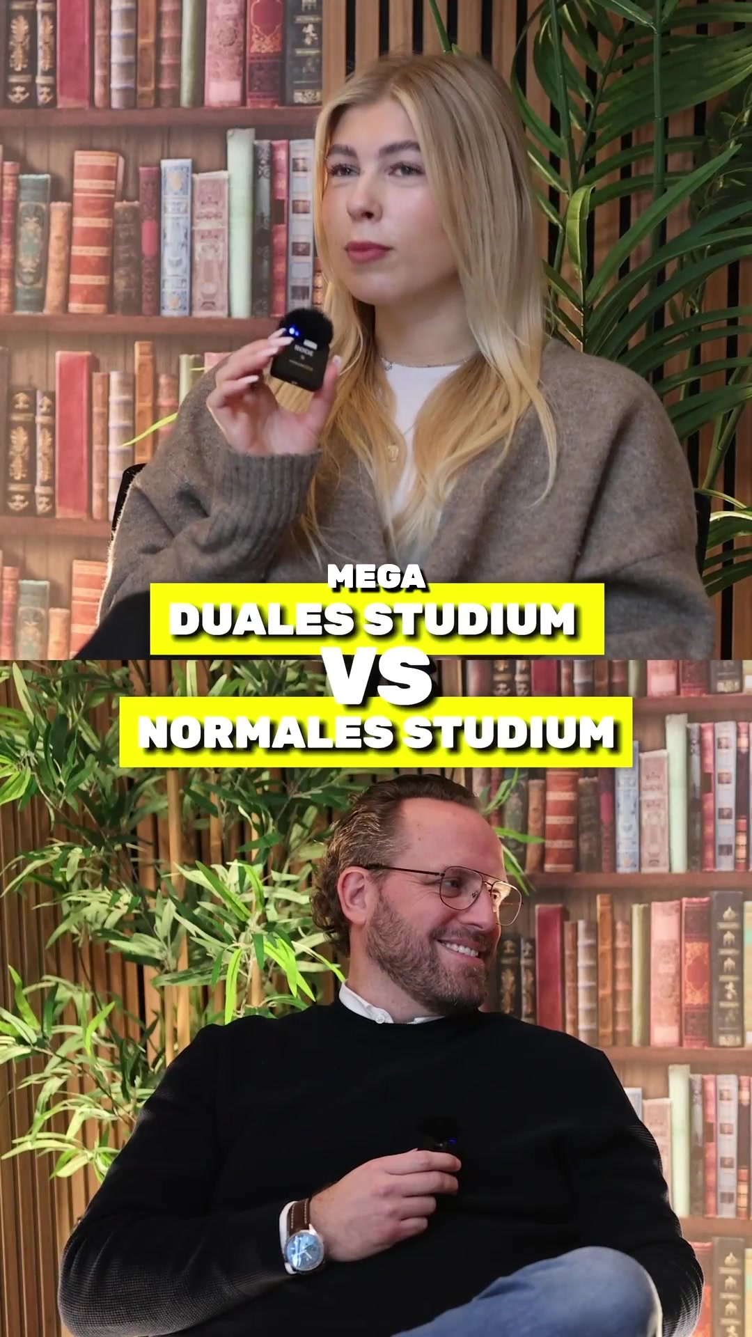 Standbild aus dem Video zum Vergleich von dualem und normalem Studium